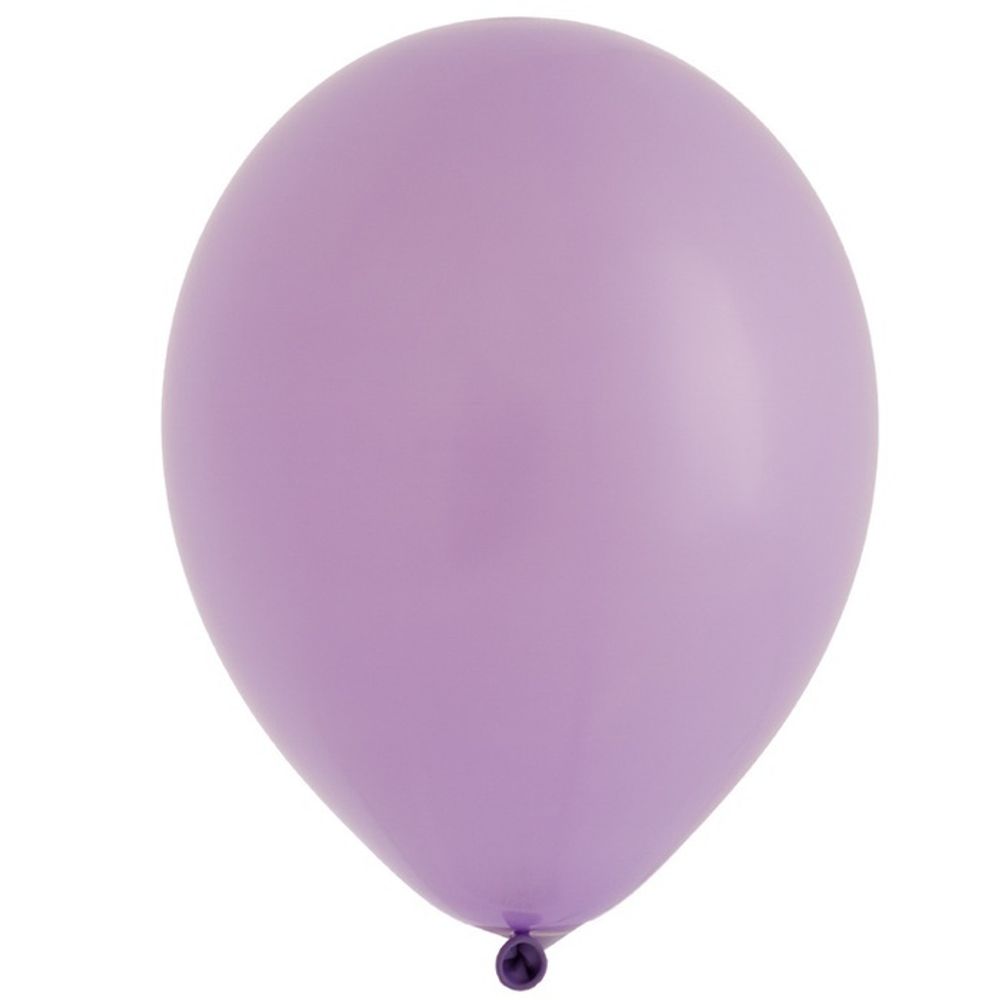 Воздушные шары Весёлая Затея, пастель фиолетовый, 25 шт. размер 12&quot; #1102-1355