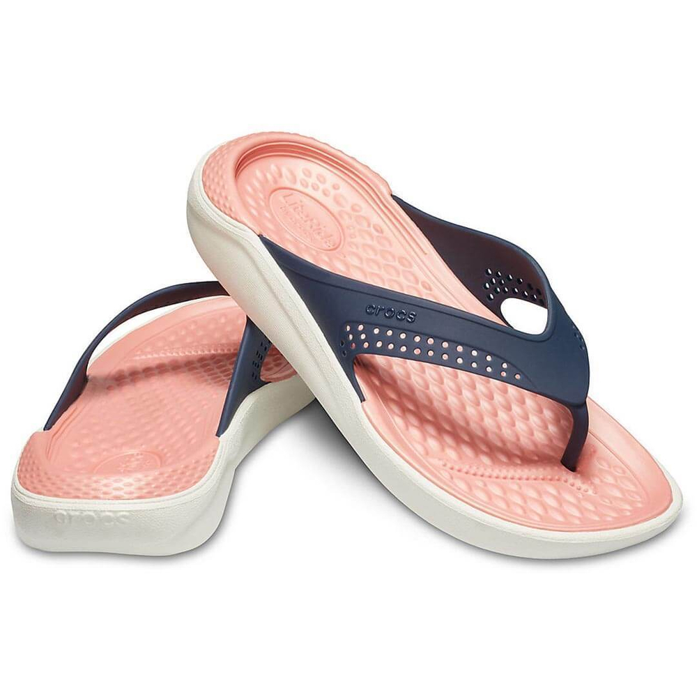 Шлепанцы Crocs LiteRide Flip Navy Melon