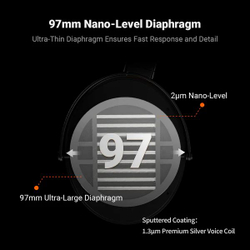 Наушники Fosi Audio i5, полноразмерные, магнитопланарные, открытые, кабель 3.5 мм + кабель 4.4 мм