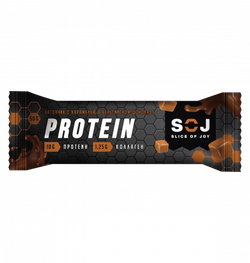SOJ Протеиновый батончик в шоколаде "Protein SOJ" 50 г с соленой карамелью