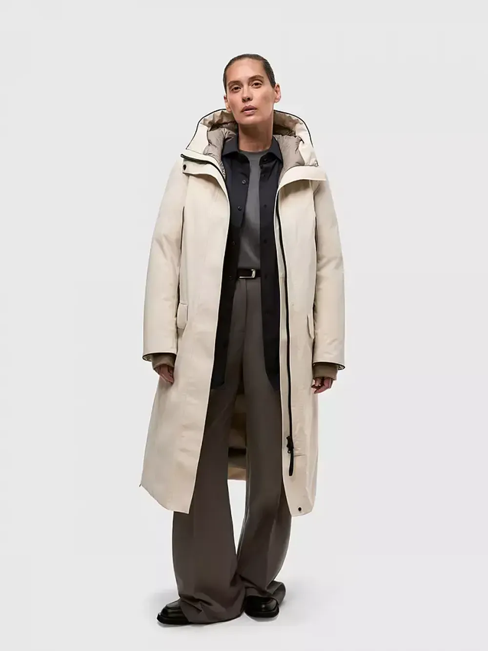 Пальто женское MITOGA NORPPA слоновая кость