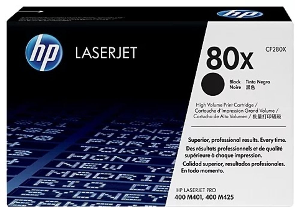 Картриджи HP CF280X черный