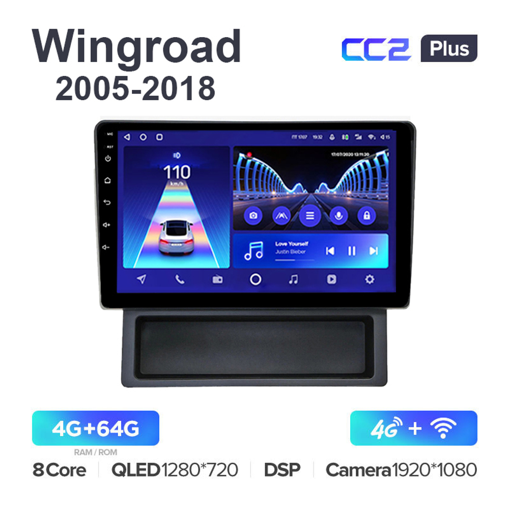 Teyes CC2 Plus 9"для Nissan Wingroad 2005-2018