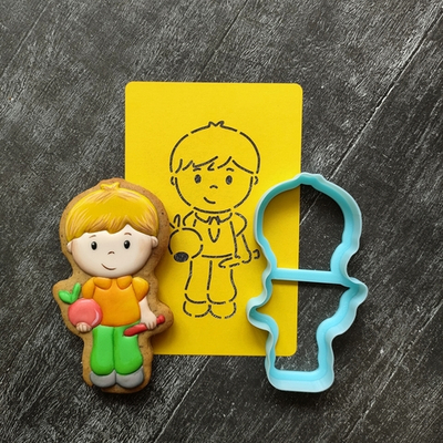 Ученик №14 Мальчик с яблоком