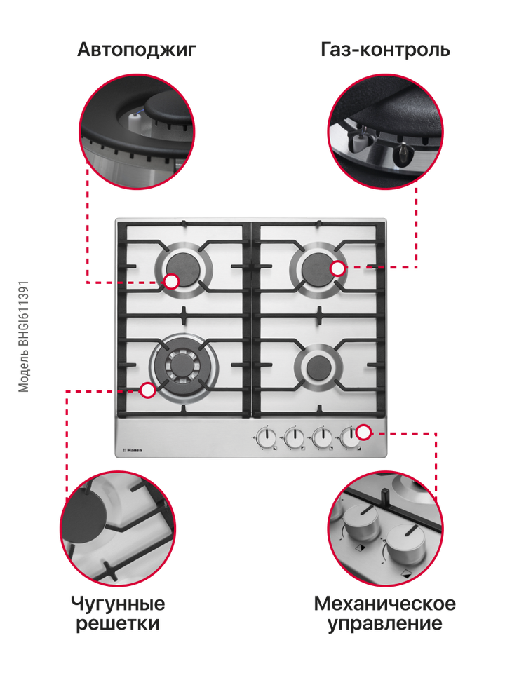 Газовая панель Hansa BHGI611391