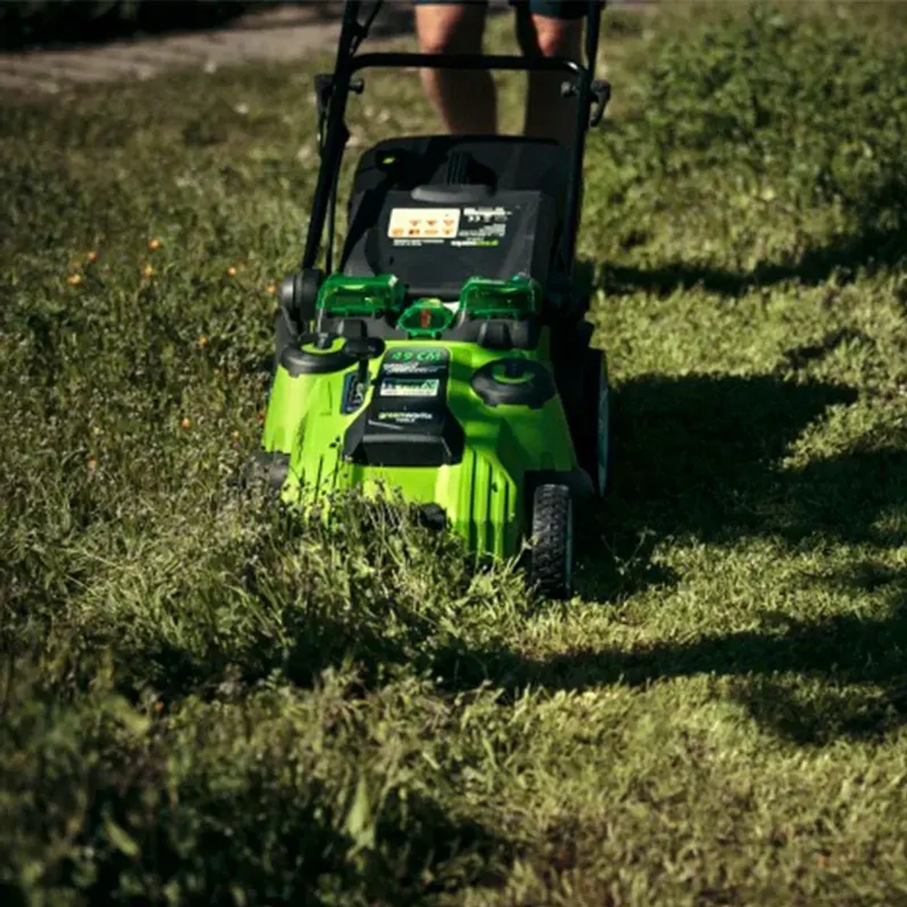 Аккумуляторная газонокосилка Greenworks G40LM49DBK4 (1 x 4 Ач, ЗУ) 2500207VB