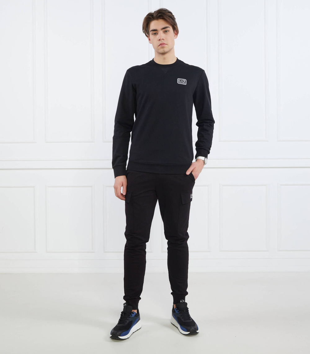 Худи EA7 - черный(3RPM26 PJ05Z)