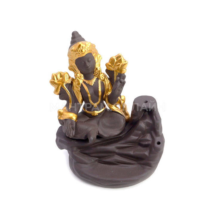 Подставка под стелющиеся благовония Дзадзэн терракот h - 11,5 см