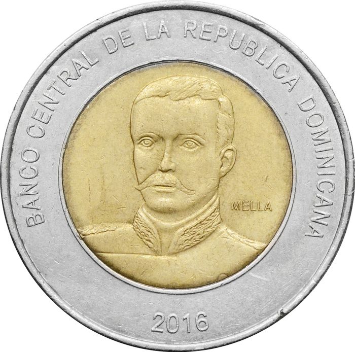 10 песо 2016 Доминикана