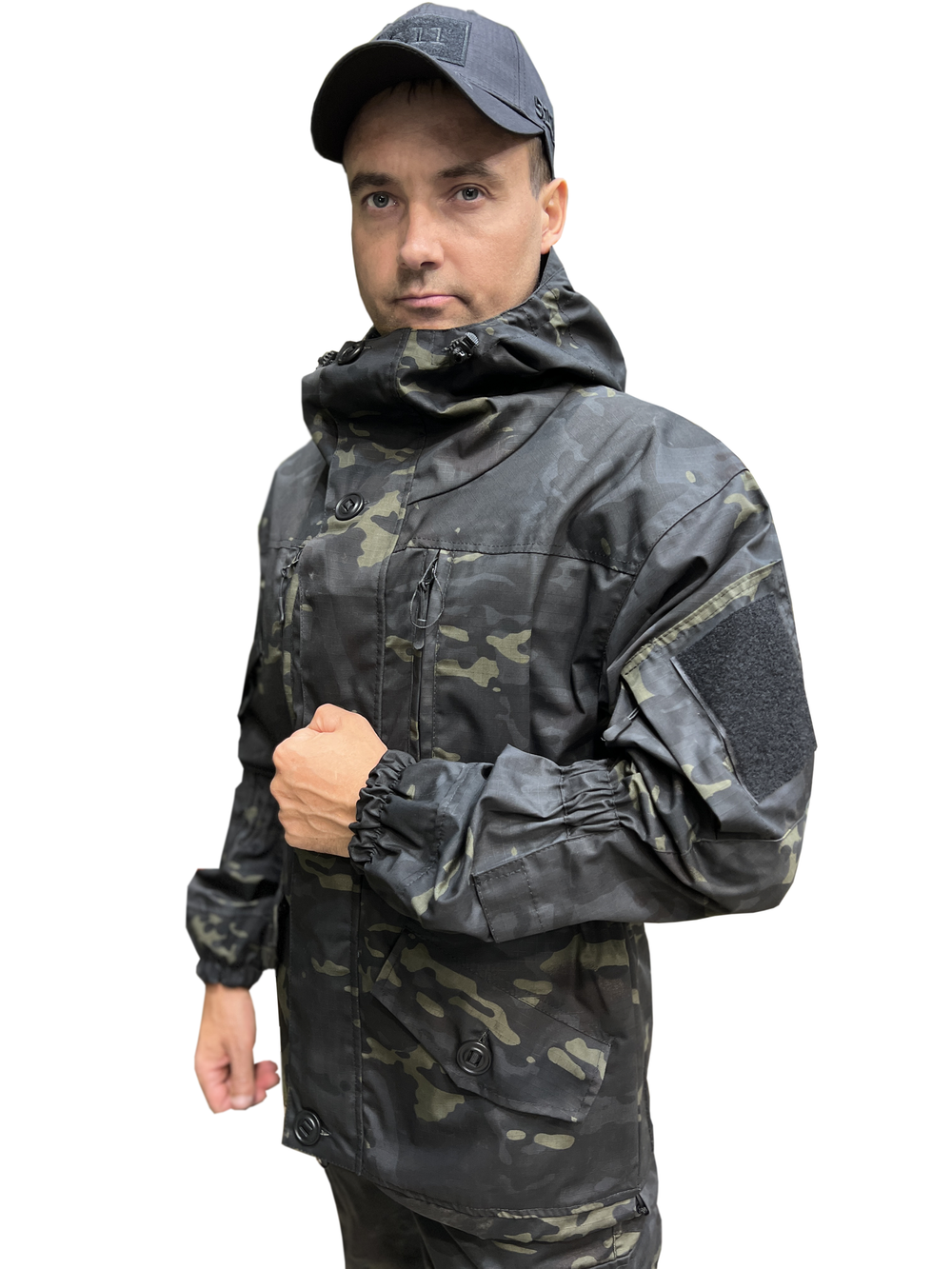 Костюм Горка 6М – Чёрный мультикам, летний (Беларусь)