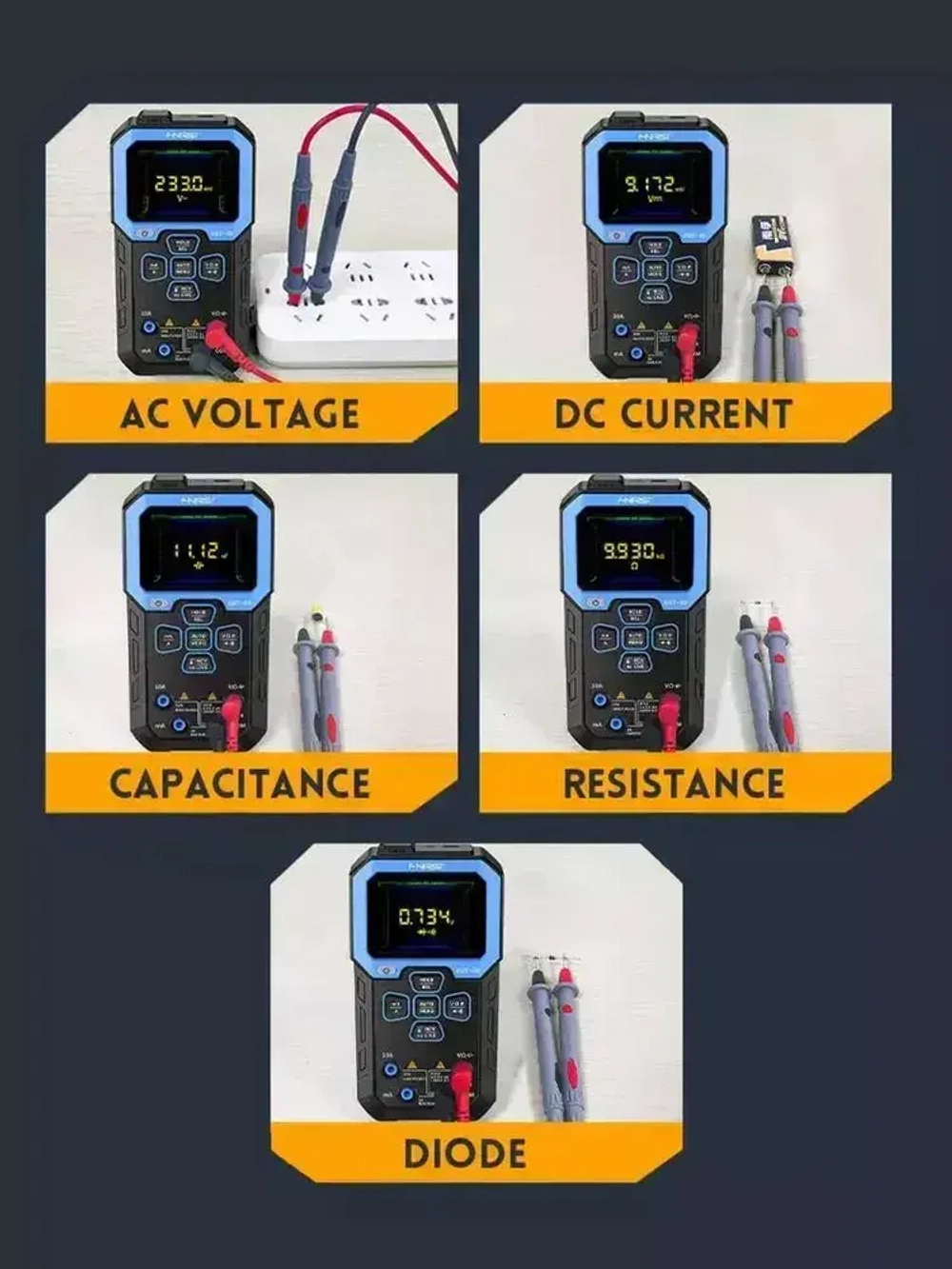 Многофункциональный мультиметр FNIRSI DMT99