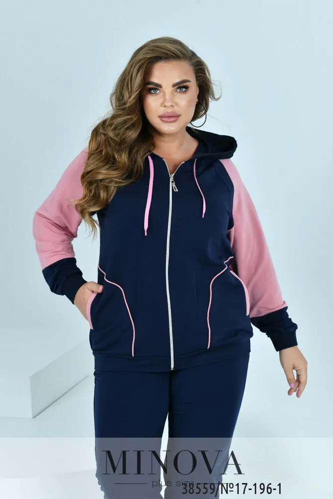Костюм 17-196-синий-фреза Minova