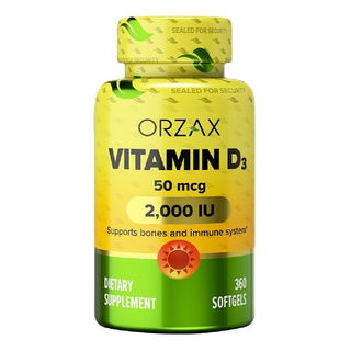 Витамин Д3 Orzax 2000 ME, 360 капсул