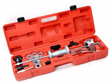 Съемник с обратным молотком универсальный, набор 16 предметов