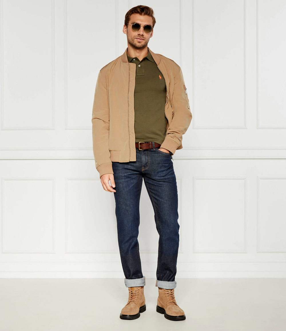 Поло POLO RALPH LAUREN - хаки(710795080)