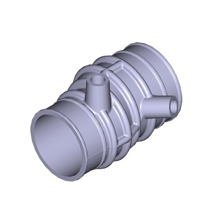 Патрубок ЯМЗ-536 всасывающий турбокомпрессора АВТОДИЗЕЛЬ 536.1118562 62ЯМЗ