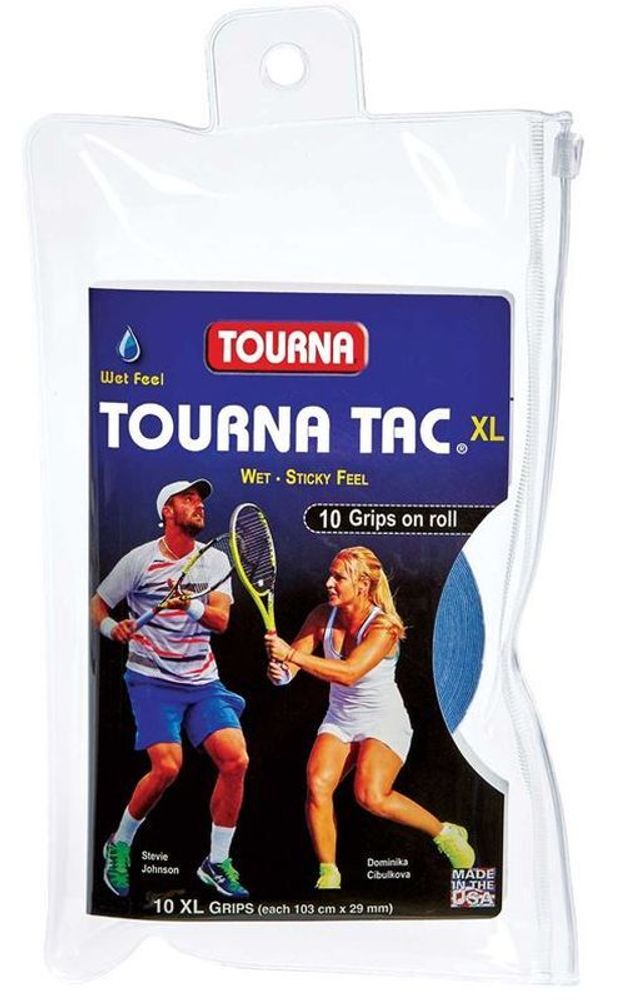 Теннисные намотки Tourna Tac XL 10P - синие