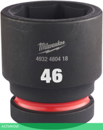 Головка ударная Milwaukee Shockwave 1" 46мм (4932480418)