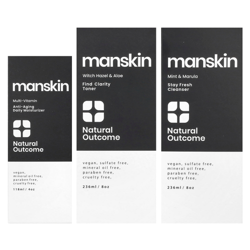 Natural Outcome, Manskin, набор для повседневного использования, набор из 3 предметов