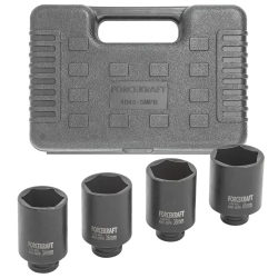 Головки ударные глубокие, набор 4пр., 1/2''(6гр.) FORCEKRAFT FK-4045-5MPB