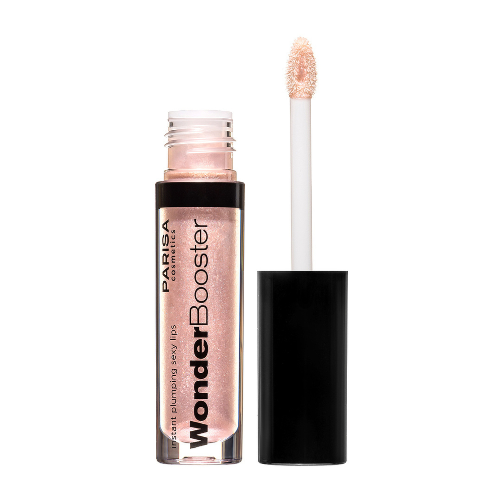 Parisa Блеск для губ WonderBooster, с эффектом увеличения, тон №2, Peach Cloud, 4 мл