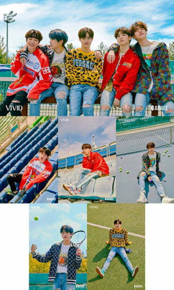 Альбом AB6IX - Vivid 2nd EP Album 3 Version SET