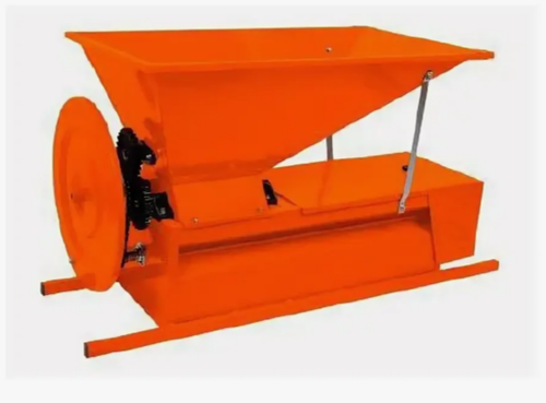 Дробилка с ГРЕБНЕОТДЕЛИТЕЛЕМ механическая Умница УИМ-1000кг-Л, с регулировкой вальцов для винограда, ягод, фруктов