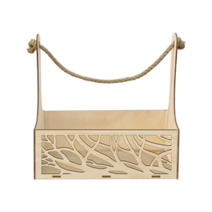 Ящик орнамент "ветки" 26*12см  1шт.