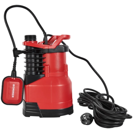 Насос дренажный ROMMER PROFI, кабель 10м, 900 Вт, для чистой воды