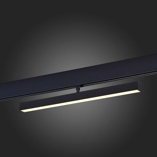 ST802.436.12 Магнитный трековый светильник Черный LED 1*12W 3000K 700Lm Ra>90 120° IP20 L405xW22,5xH SKYLINE 48