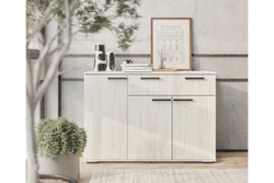 Комод Стандарт-4, Дуб крафт белый