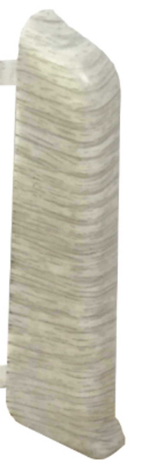 Заглушка для плинтуса левая ПВХ 70мм 7010