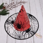 Шляпа карнавальная «Колдунья Паук» 32 см, d-38 см, розовый