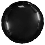 Шар фольгированный Круг 76 см (Черный)