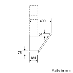 Каминная вытяжка Bosch DWK67CM60