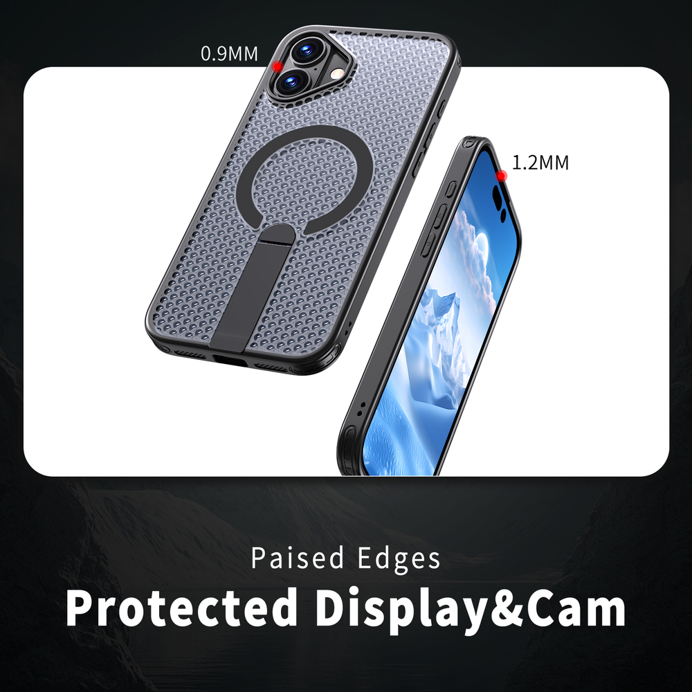 Прозрачный чехол Mesh Pro Magnetic Case для iPhone 16