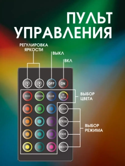 Светильник неоновый RGB лампа