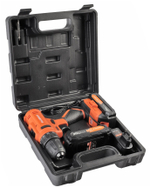 Дрель-шуруповерт акк.PATRIOT BR 189UES, две АКБ Li-Ion 18В, 2,0 Ач, 29Нм, кейс (180301549)