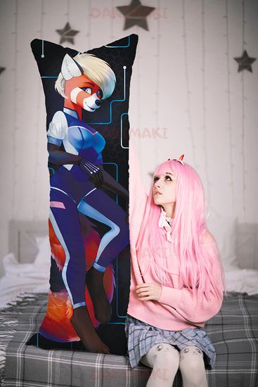 Дакимакура фурри Космическая панда арт. 0683