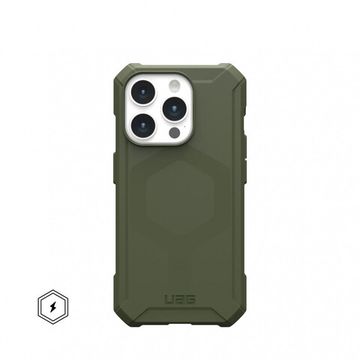 Чехол с поддержкой MAGSAFE  UAG Essential Armor для iPhone 15 Pro 6.1", цвет оливковый (Olive Drab)