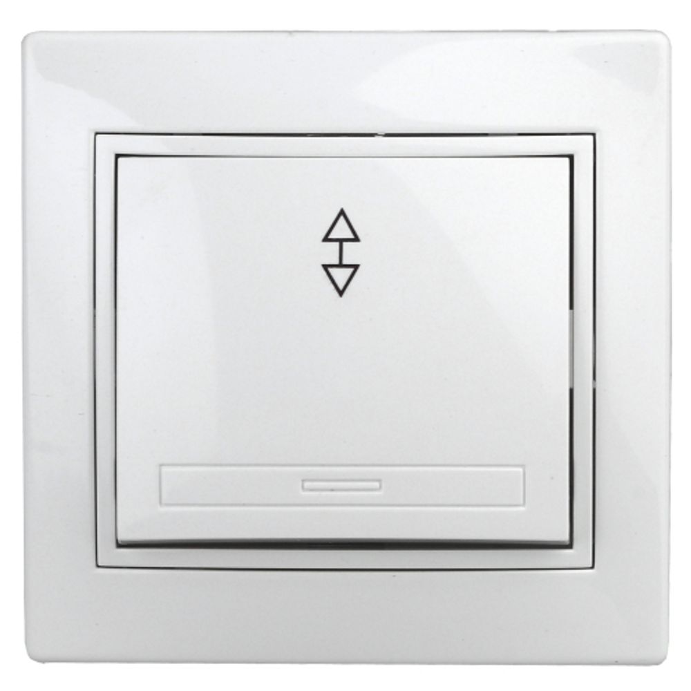 Переключатель Intro Plano 1-103-01 одноклавишный 10А-250В, IP20, СУ, белый | Intro Plano Белый