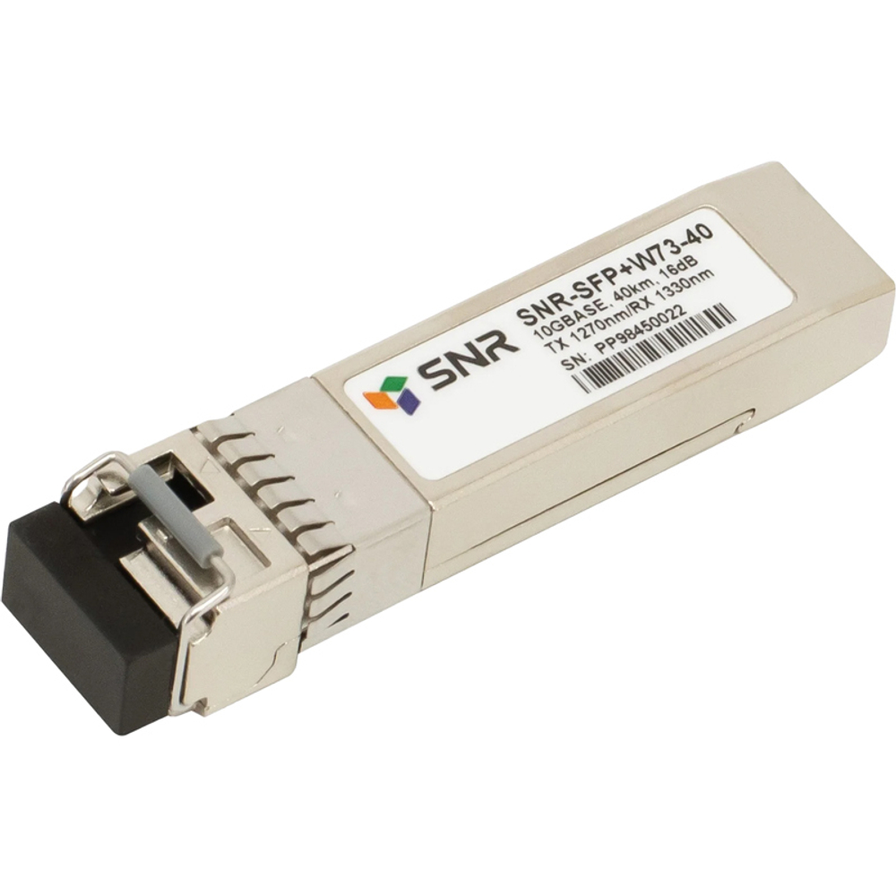 Оптический трансивер SNR SFP+ 10G WDM 40 км (Tx 1330 нм / Rx 1270 нм) (SNR-SFP+W73-40)