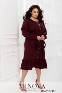 Платье 2392-бордо Minova