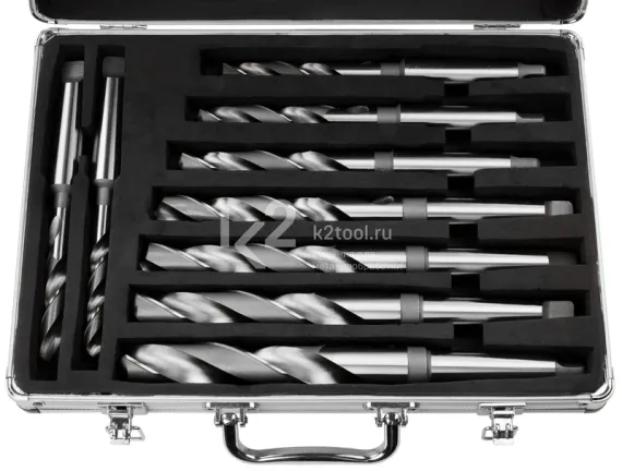 Набор спиральных свёрл Optimum МК3 14-30 мм (9 шт.)