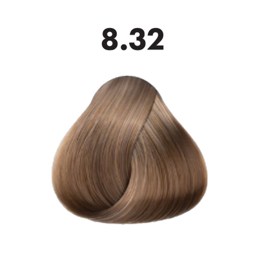 8.32 гель-краска OBRA Glow Gel Color золотистый перламутровый светло-русый - 60 мл.