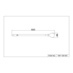 Проводной коннектор для драйвера с вилкой 50см Favourite Unica 1001-SB-050