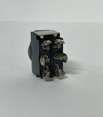 Тумблер (ON-OFF-ON) выключатель в металле на 3 контакта ON-OFF-ON, TG (1 шт.)