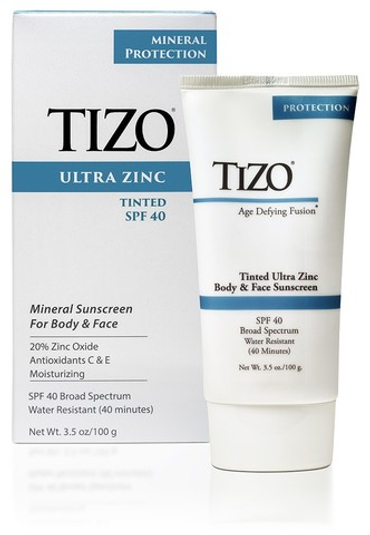 Крем солнцезащитный для лица и тела с оттенком TiZO Ultra Zinc SPF 40 Tinted