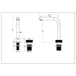 Смеситель для раковины автоматический Boheme Tech 158-B BLACK