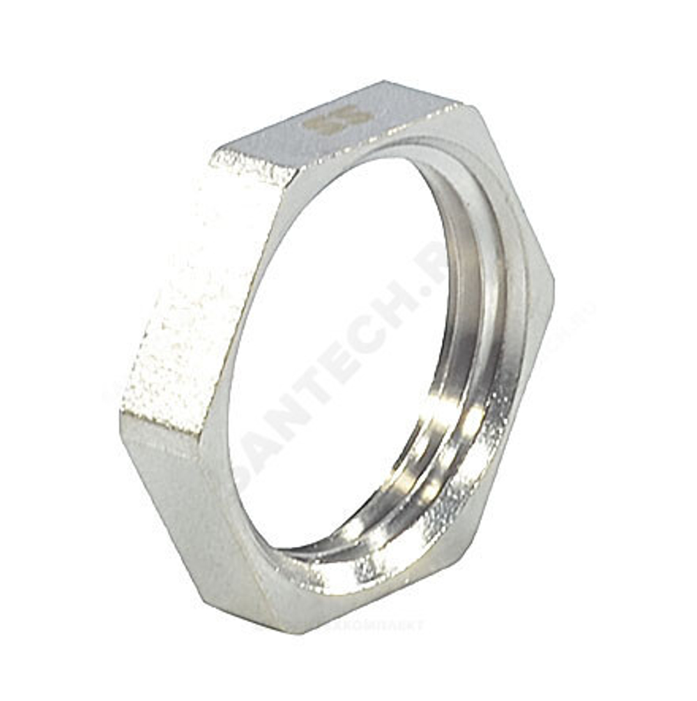 Контргайка латунь никель Ду 40 (1 1/2") ВР SantechSystems